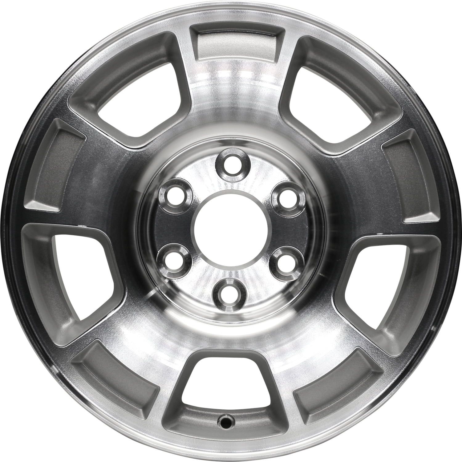 Remanufactured Machined and Painted Silver Aluminum Wheel 17 x 7.5 9596050 fits 2007-2013 Chevrolet Avalanche