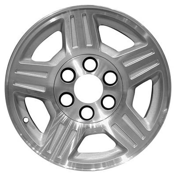 KAI 17 X 7.5 Reconditioned OEM Aluminum Alloy Wheel, Machined W/Silver Pocket, Fits 2007-2007 Chevrolet Silverado Classic