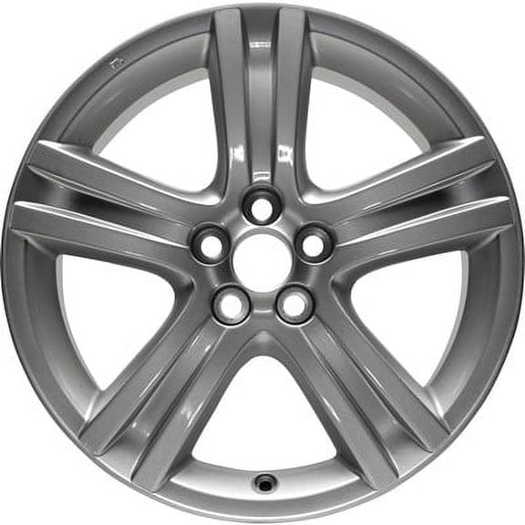 KAI 17 X 7 Reconditioned OEM Aluminum Alloy Wheel, All Painted Silver, Fits 2009-2013 Toyota Corolla Sedan