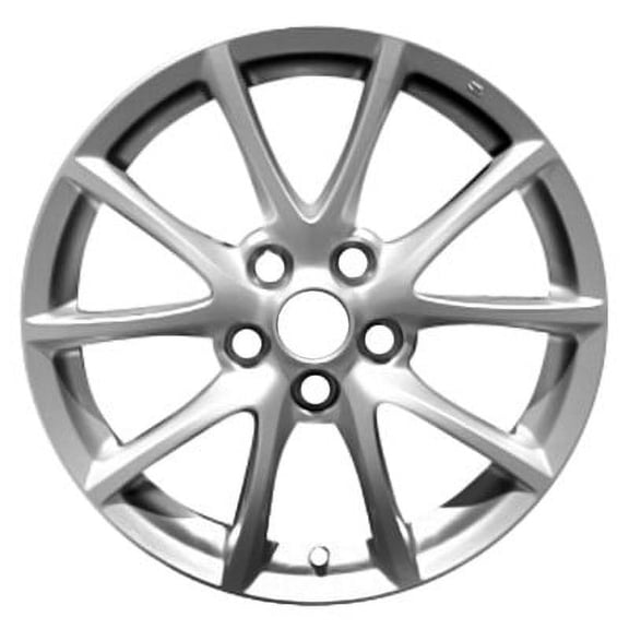 KAI 17 X 7 Reconditioned OEM Aluminum Alloy Wheel, Ptd Lt Smoked Hypersilver Ff, Fits 2009-2015 Mazda MX5 Miata