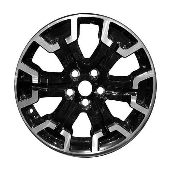 KAI 18 X 7.5 Reconditioned OEM Aluminum Alloy Wheel, All Painted Black With Machined Flange, Fits 2019-2020 Nissan Pathfinder
