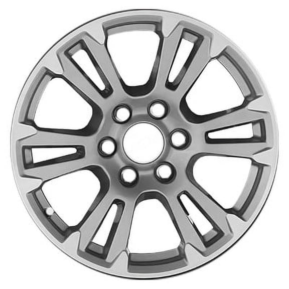 KAI 18 X 7.5 Reconditioned OEM Aluminum Alloy Wheel, Machined Flange Charcoal Metallic, Fits 2015-2020 Ford F150 Pickup