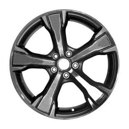 KAI 18 X 7.5 Reconditioned OEM Aluminum Alloy Wheel, Machined and Medium Charcoal, Fits 2017-2018 Ford Escape
