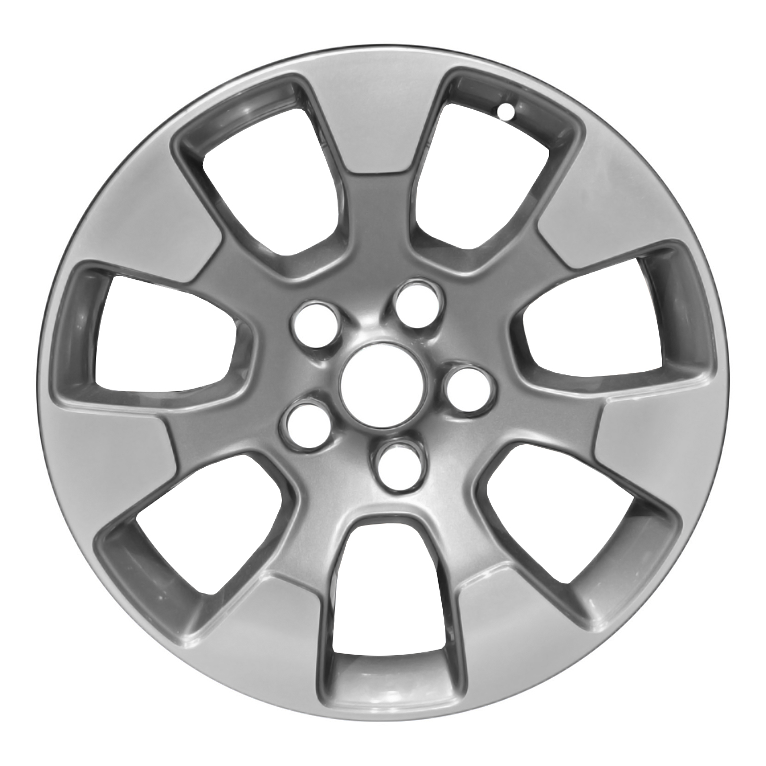 Remanufactured Polished Medium Charcoal Metallic Alloy Wheel 18 x 7.5 6BZ43TRAMAA fits 2018-2022 Jeep Wrangler