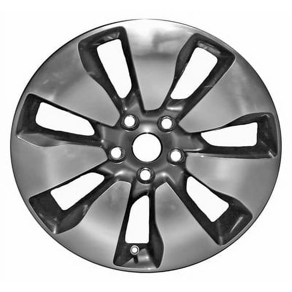 KAI 18 X 7.5 Reconditioned OEM Aluminum Alloy Wheel, Polished With Sparkle Graphite Metallic Windows, Fits 2017-2020 Chrysler Pacifica Van
