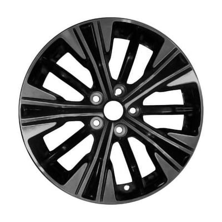 KAI 18 X 7 Reconditioned OEM Aluminum Alloy Wheel, All Painted Black, Fits 2018-2022 Mitsubishi Eclipse Cross
