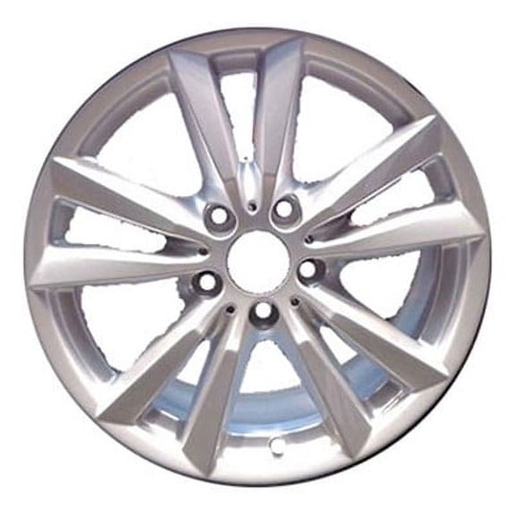 KAI 18 X 8.5 Reconditioned OEM Aluminum Alloy Wheel, All Painted Bright Silver, Fits 2014-2018 BMW X5