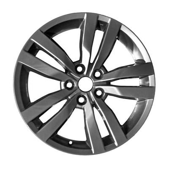 KAI 18 X 8.5 Reconditioned OEM Aluminum Alloy Wheel, Medium Hypersilver, Fits 2012-2013 Subaru Impreza WRX