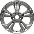 thumbnail image 1 of KAI 18 X 8 Reconditioned OEM Aluminum Alloy Wheel, All Painted Bright Silver Metallic, Fits 2013-2019 Ford Taurus, 1 of 1