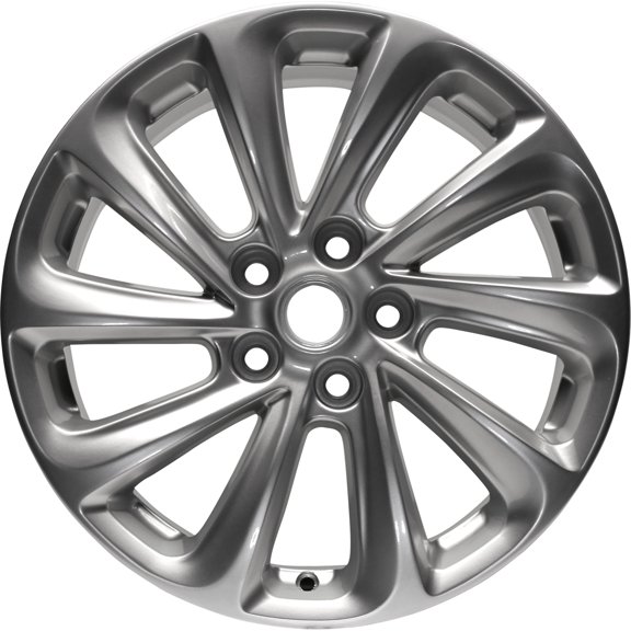 Remanufactured Painted Bright Hypersilver Aluminum Wheel 18 x 8 9011559 fits 2014-2016 Buick LaCrosse