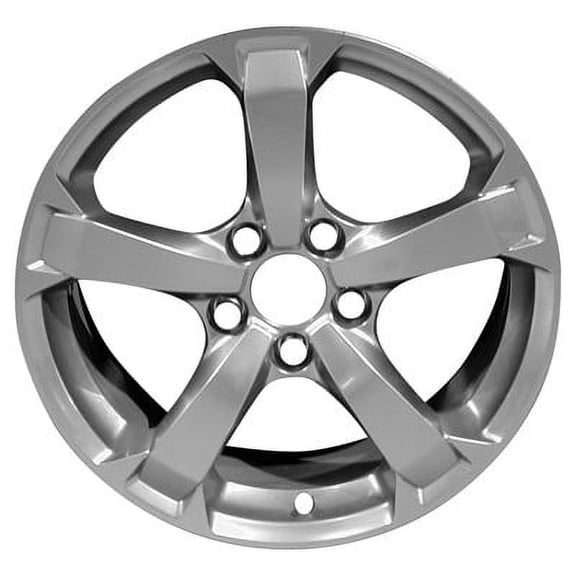 KAI 18 X 8 Reconditioned OEM Aluminum Alloy Wheel, Bright Silver Full Face, Fits 2009-2012 Acura TL
