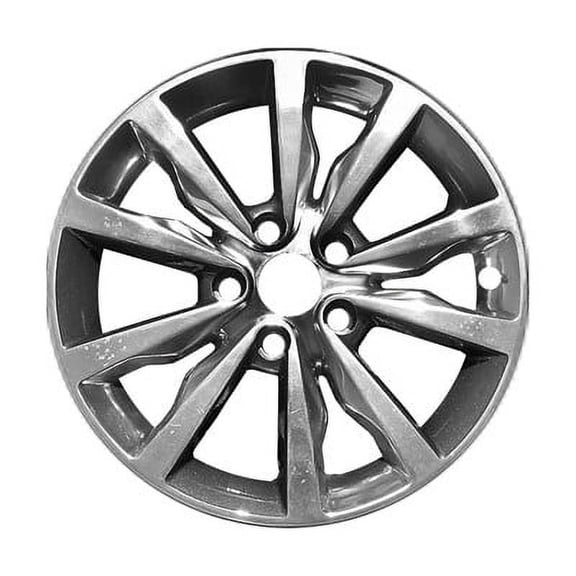 KAI 18 X 8 Reconditioned OEM Aluminum Alloy Wheel, Dark Charcoal Metallic Polished, Fits 2014-2020 Dodge Durango