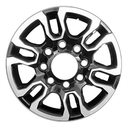 KAI 18 X 8 Reconditioned OEM Aluminum Alloy Wheel, Machined Black, Fits 2020-2020 GMC Pickup GMC Denali 2500