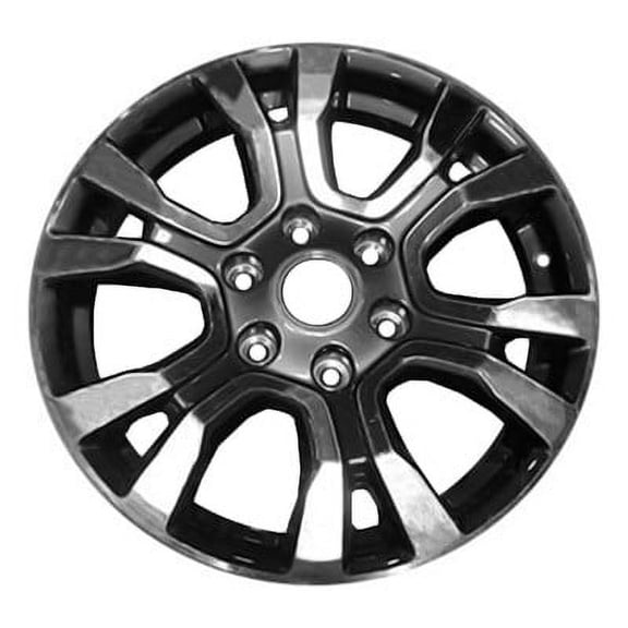 KAI 18 X 8 Reconditioned OEM Aluminum Alloy Wheel, Machined and Medium Charcoal Metallic, Fits 2019-2021 Ford Ranger