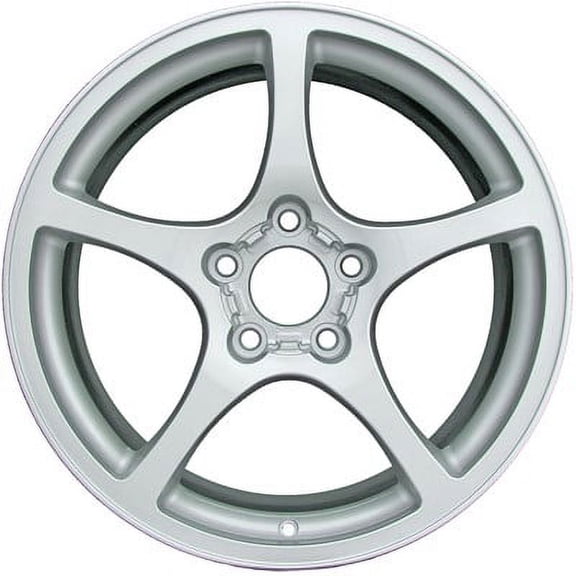 KAI 18 X 9.5 Reconditioned OEM Rear Aluminum Alloy Wheel, Polished, Fits 2000-2000 Chevrolet Corvette