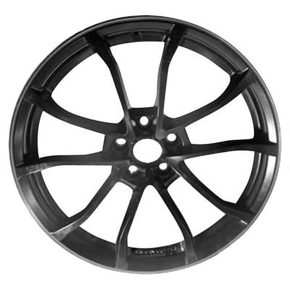 KAI 19 X 10 Reconditioned OEM Front Aluminum Alloy Wheel, All Painted Black, Fits 2012-2019 Chevrolet Corvette