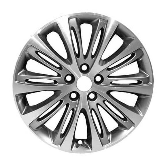 KAI 19 X 7.5 Reconditioned OEM Aluminum Alloy Wheel, Machined and Medium Silver, Fits 2017-2018 Buick Envision