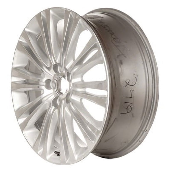 KAI 19 X 7.5 Reconditioned OEM Aluminum Alloy Wheel, Polished With Bright Silver Metallic, Fits 2012-2014 Chrysler 300