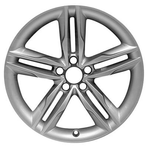KAI 19 X 8.5 Reconditioned OEM Aluminum Alloy Wheel, All Painted Silver, Fits 2008-2017 Audi S5 Coupe/Convertible