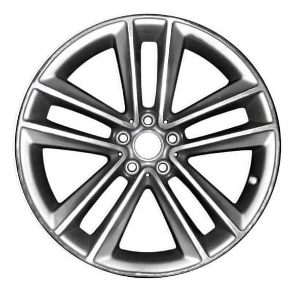 KAI 19 X 8.5 Reconditioned OEM Aluminum Alloy Wheel, Machined/Bluish Silver Metallic, Fits 2016-2020 BMW 7 Series