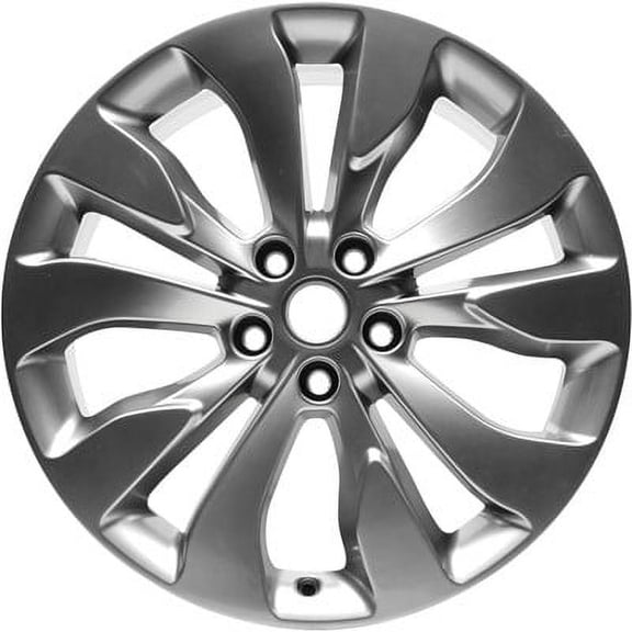 KAI 19 X 8.5 Reconditioned OEM Aluminum Alloy Wheel, Smoked Hypersilver, Fits 2016-2018 Chevrolet Malibu