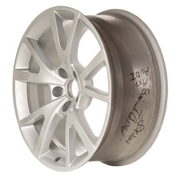 KAI 19 X 8 Reconditioned OEM Aluminum Alloy Wheel, All Painted Light Silver Metallic, Fits 2012-2012 Audi A7 Quattro