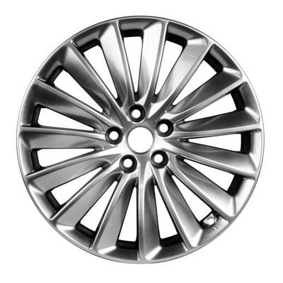 KAI 19 X 9 Reconditioned OEM Aluminum Alloy Wheel, All Painted Light Smoked Hypersilver, Fits 2014-2016 Hyundai Equus