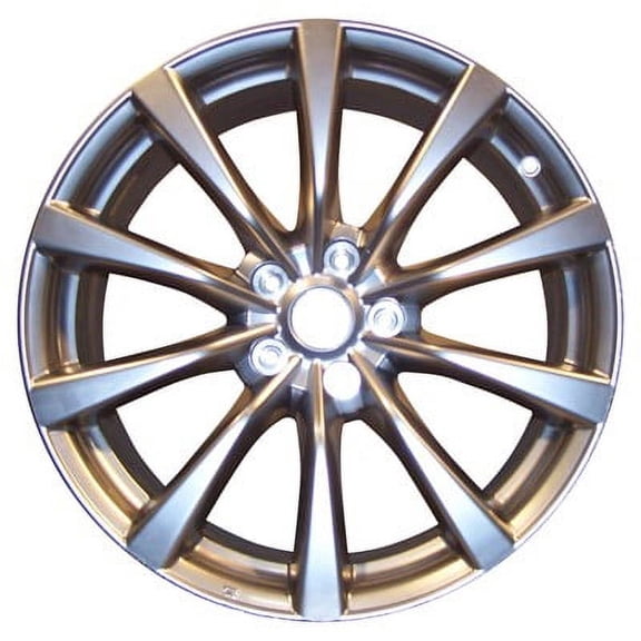 KAI 19 X 9 Reconditioned OEM Aluminum Alloy Wheel, Hypersilver, Fits 2009-2010 Infiniti G37 Convertible