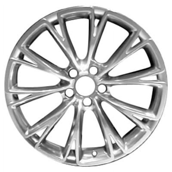 KAI 19 X 9 Reconditioned OEM Aluminum Alloy Wheel, Machined and Silver, Fits 2011-2015 Audi A8 L