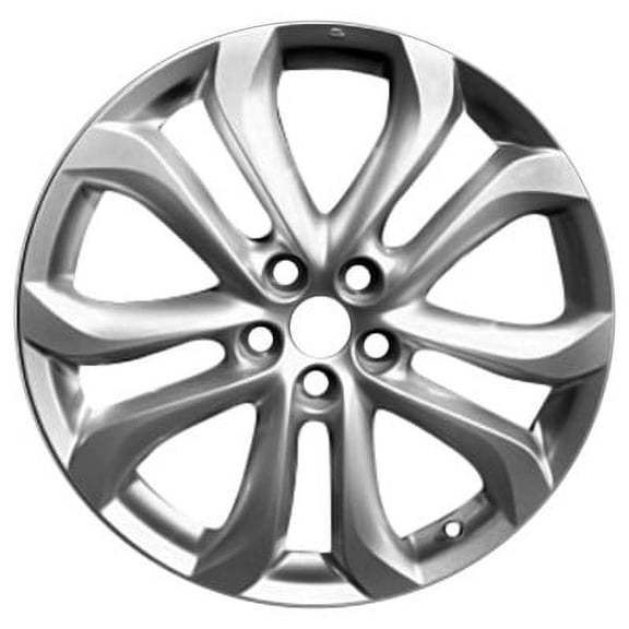KAI 20 X 7.5 Reconditioned OEM Aluminum Alloy Wheel, All Painted Bright Smoked Hyper Silver, Fits 2011-2013 Mazda CX9