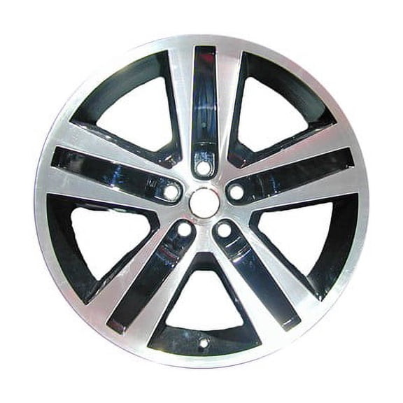 KAI 20 X 7.5 Reconditioned OEM Aluminum Alloy Wheel, Machined and Black, Fits 2010-2011 Dodge Nitro
