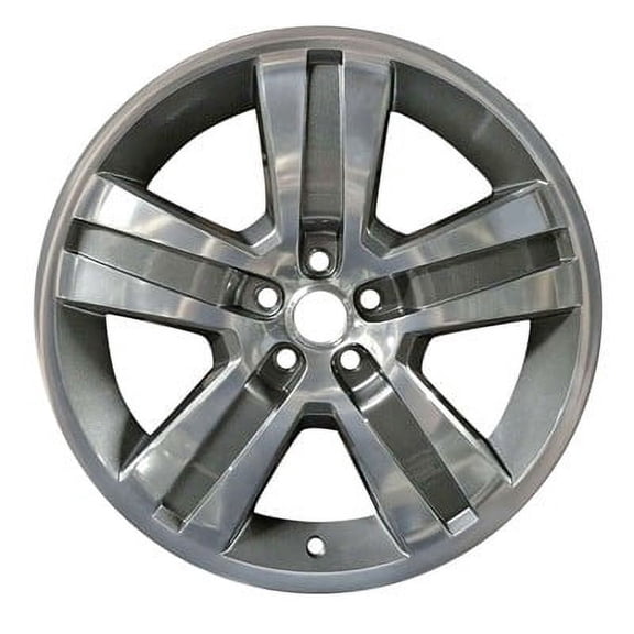 KAI 20 X 7.5 Reconditioned OEM Aluminum Alloy Wheel, Polished and Bluish Charcoal, Fits 2010-2011 Dodge Nitro