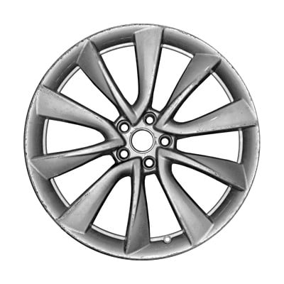 KAI 20 X 8.5 Reconditioned OEM Rear Aluminum Alloy Wheel, All Painted Bright Silver, Fits 2018-2018 Tesla 3