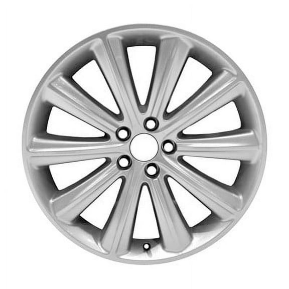KAI 20 X 8 Reconditioned OEM Aluminum Alloy Wheel, All Painted Sparkle Silver, Fits 2013-2019 Ford Flex