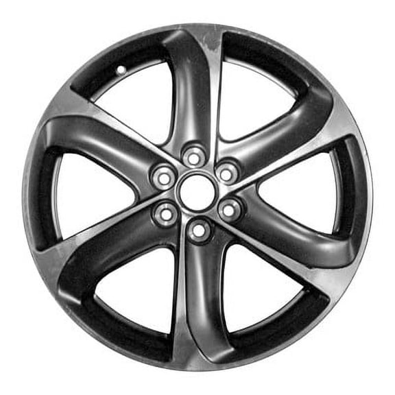 KAI 20 X 8 Reconditioned OEM Aluminum Alloy Wheel, Polished With Dark Charcoal Metallic Accents, Fits 2018-2022 Buick Enclave