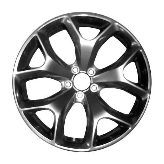 KAI 20 X 8 Reconditioned OEM Aluminum Alloy Wheel, Polished and Dark Charcoal, Fits 2015-2018 Dodge Challenger