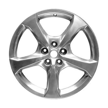 KAI 20 X 9 Rear Reconditioned OEM Aluminum Alloy Wheel, All Polished, Fits 2013-2015 Chevrolet Camaro