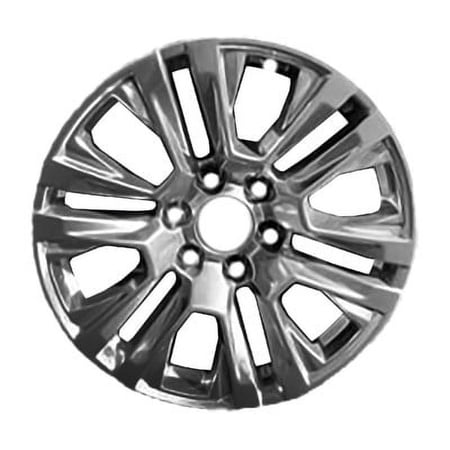 KAI 20 X 9 Reconditioned OEM Aluminum Alloy Wheel, All Polished, Fits 2019-2020 Chevrolet Silverado 1500