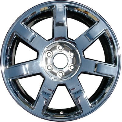 KAI 22 X 9 Reconditioned OEM Aluminum Alloy Wheel, O.E. Chrome, Fits 2007-2013 Cadillac Escalade