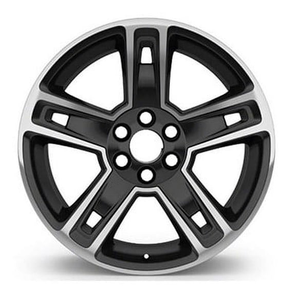 KAI 22 X 9 Reconditioned OEM Aluminum Alloy Wheel, Polished and Deep Black, Fits 2014-2020 Chevrolet Silverado 1500