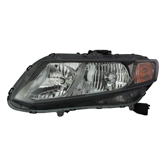 KAI New CAPA Certified Premium Replacement Driver Side Headlight Assembly, Fits 2013-2013 Honda Civic Coupe