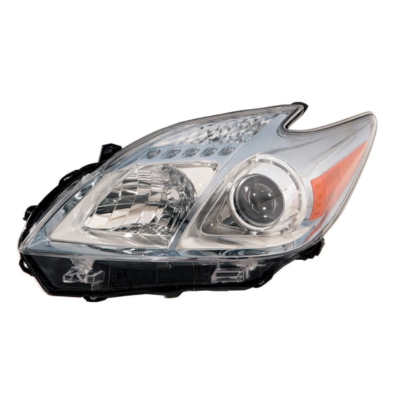 KAI New CAPA Certified Premium Replacement Driver Side Headlight Lens And Housing, Fits 2010-2011 Toyota Prius