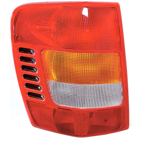 KAI New CAPA Certified Premium Replacement Driver Side Tail Light Lens And Housing, Fits 1999-2001 Jeep Grand Cherokee