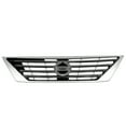 thumbnail image 1 of KAI New CAPA Certified Premium Replacement Front Grille, Fits 2012-2014 Nissan Versa Sedan, 1 of 1