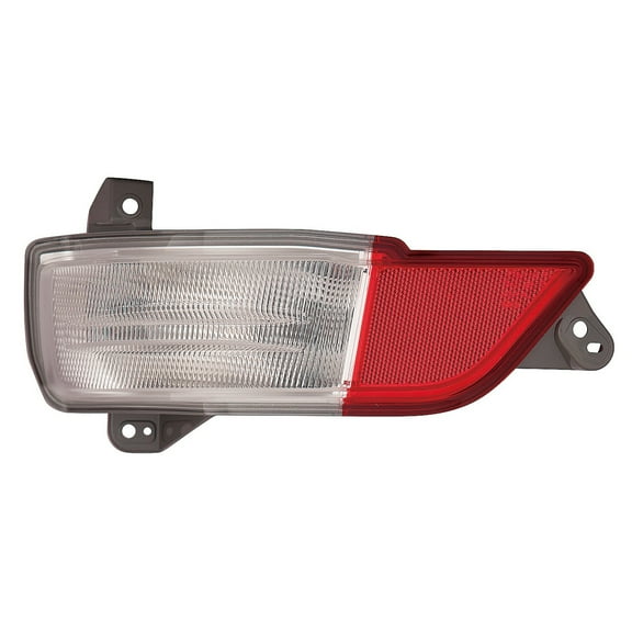 KAI New CAPA Certified Standard Replacement Driver Side Back Up Light Assembly, Fits 2016-2018 Honda Pilot
