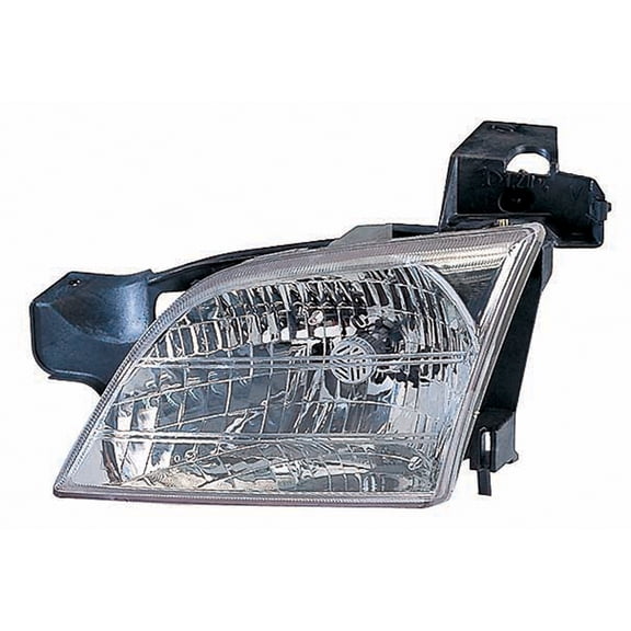 KAI New CAPA Certified Standard Replacement Driver Side Headlight Assembly, Fits 1997-1998 Pontiac Transport