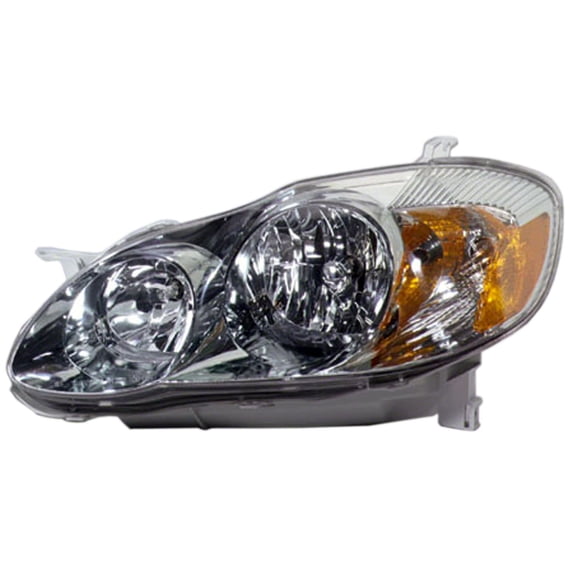 KAI New CAPA Certified Standard Replacement Driver Side Headlight Assembly, Fits 2003-2008 Toyota Matrix