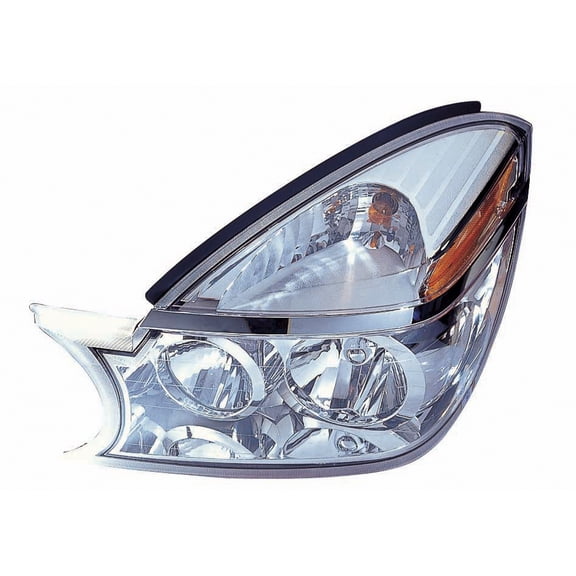 KAI New CAPA Certified Standard Replacement Driver Side Headlight Assembly, Fits 2006-2007 Buick Rendezvous