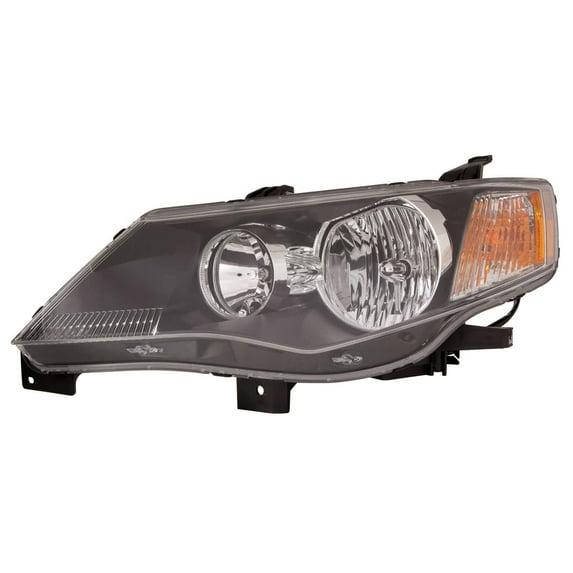 KAI New CAPA Certified Standard Replacement Driver Side Headlight Assembly, Fits 2007-2008 Mitsubishi Outlander