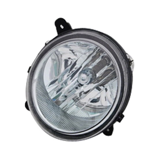 KAI New CAPA Certified Standard Replacement Driver Side Headlight Assembly, Fits 2007-2010 Jeep Compass Mk